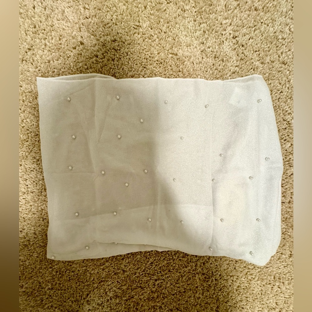 White pearl cover up
